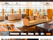 Tablet Screenshot of hotelhermitage.sporthotelsandorra.fr